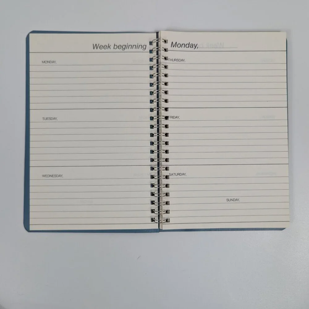 Vintage National Bank Book Co Day to Day Appointments Daily Planner Made in USA